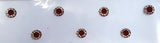 Fancy Round Maroon Color Bindi with Stones