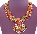 Kuchipudi Bharatanatyam Short Necklace - SN2203