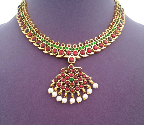 Bharatanatyam necklace hot sale
