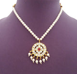 Kuchipudi Bharatanatyam Short Necklace - SN2214