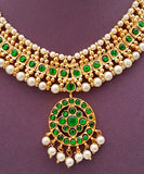 Kuchipudi Bharatanatyam Short Necklace - SN2225G