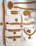 Multi Color Stones Dance Jewelry Set Kuchipudi Bharatanatyam STNSET815