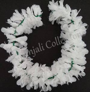 Synthetic Cloth White Flower Stream- 1'