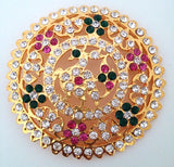 Multi Color Stone Dance Jewelry Set for Kuchipudi Bharatanatyam STNSET807