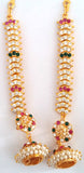 Multi Color Stone Dance Jewelry Set for Kuchipudi Bharatanatyam STNSET807