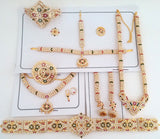 Multi Color Stone Dance Jewelry Set for Kuchipudi Bharatanatyam STNSET807