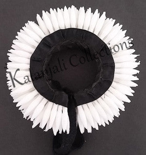 Plastic White Flower Hair Band